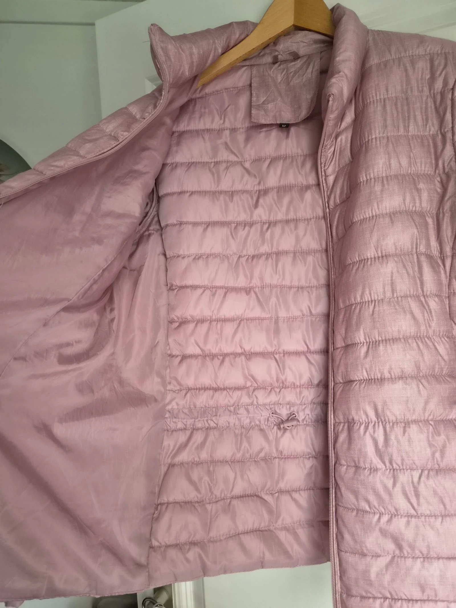 Hermosa chaqueta ligera acolchada para mujer en un bonito color rosa antiguo - talla 44 – photo 3